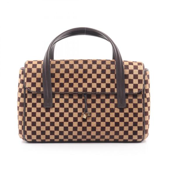 Louis Vuitton Handbags - Louis Vuitton Lion Handbag Damier Sauvage Leather Brown